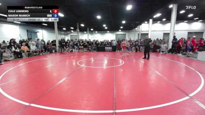 92 lbs Cole Lemberg, Illinois vs Mason Mamich, Ohio Gray
