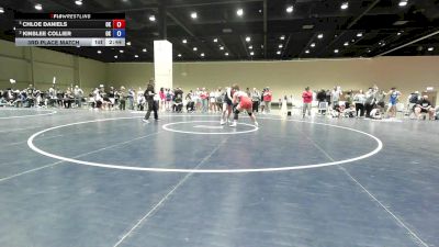 170 lbs 3rd Place Match - Chloe Daniels, OK vs Kinslee Collier, OK