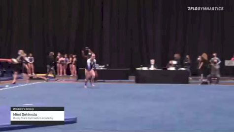 Mimi Sekimoto - Women's Group, Rising Stars Gymnastics Academy - 2021 Women's Xcel Region 4 Championships