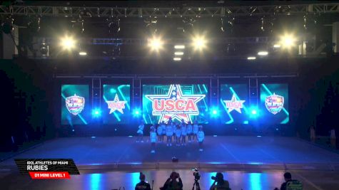 IDOL Athletes of Miami - Rubies [2026 D1 Mini Level 1 Day 2] 2026 US Open Cheerleading & Dance Championship