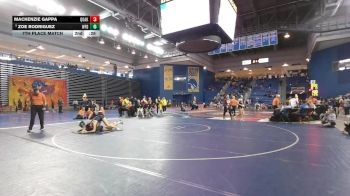 120 lbs 7th Place Match - Zoe Rodriguez, Westfield vs Mackenzie Gappa, Quakertown