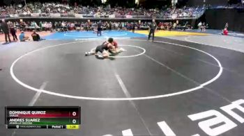 5A - 152 lbs Semifinal - Dominique Quiroz, Uvalde vs Andres Suarez, Amarillo Tascosa