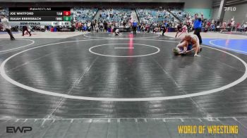 145 lbs Semifinal - Joe Whitford, TEAM PRIDE ACADEMY vs Isaiah Ebersbach, TMWC