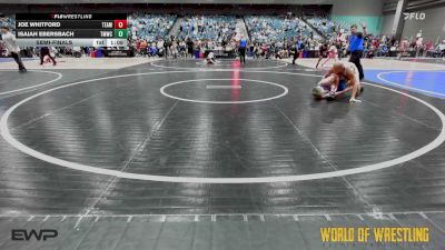 145 lbs Semifinal - Joe Whitford, TEAM PRIDE ACADEMY vs Isaiah Ebersbach, TMWC