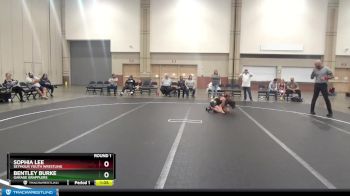 97 lbs Round 1 - Bentley Burke, Garage Grapplers vs Sophia Lee, Seymour Youth Wrestling