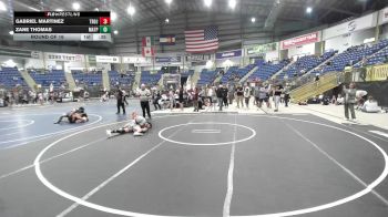 106 lbs Quarterfinal - Jos Wong, Mile High WC vs Cam Vallejos Meredith, Northside Wrestling