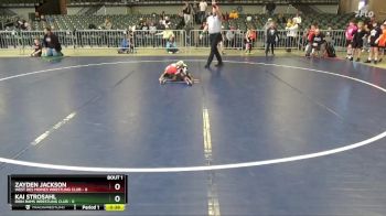 53 lbs Finals (2 Team) - Kai Strosahl, Iron Rams Wrestling Club vs Zayden Jackson, West Des Moines Wrestling Club