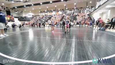 51 lbs Rr Rnd 3 - Kennedy Ashton, Bartlesville Wrestling Club vs Kenadee Wheeler, Grove Takedown Club