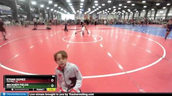 84 lbs Rd# 2 10:30am Friday - Ethan Gomez, Cali Red vs Beckhem Fields, Maryland BLACK