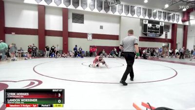 70-77 lbs Semifinal - Landon Woessner, Indian Creek WC vs Lyrik Hodges, Contenders WA