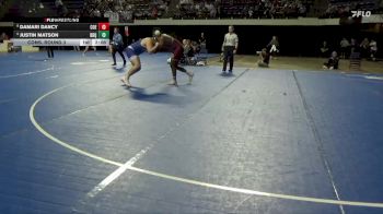 285 lbs Cons. Round 3 - Justin Matson, University Of Dubuque vs Damari Dancy, Coe