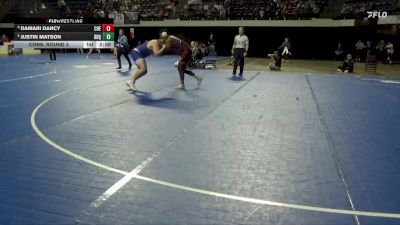 285 lbs Cons. Round 3 - Justin Matson, University Of Dubuque vs Damari Dancy, Coe