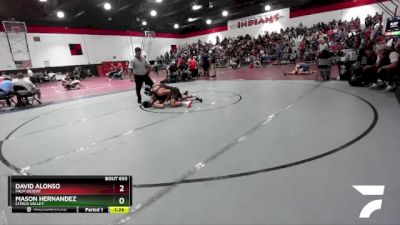 165 lbs Semifinal - David Alonso, Palm Desert vs Mason Hernandez, Citrus Valley