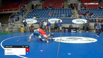 120 lbs Rnd Of 128 - Aiden Boyd, Oklahoma vs Cole Harrell, Missouri