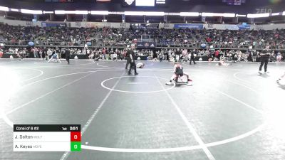 85 lbs Consi Of 8 #2 - Jace Dalton, Wolf Pack vs Alexander Keyes, Moyer Elite