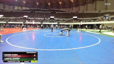 National 6-8 100 Quarterfinal - Xander Parra, Witchduck Training Facility vs Landon Warren, Hickory Wrestling Club