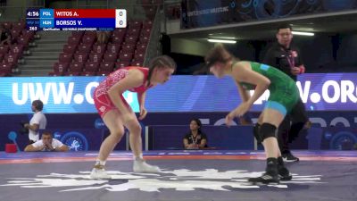 59 kg Qualif. - Aleksandra Witos, Poland vs Viktoria Borsos, Hungary