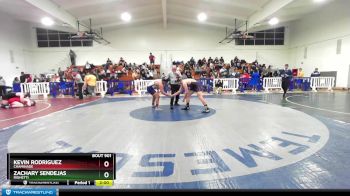 195 lbs Champ. Round 3 - Zachary Sendejas, Righetti vs Kevin Rodriguez, Chaminade