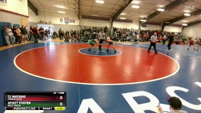 144B Semifinal - Tj Watkins, Tongue River vs Wyatt Foster, Kelly Walsh