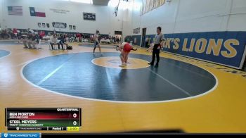 150 lbs Quarterfinal - Ben Morton, Highland Park vs Steel Meyers, Trinity Christian Academy
