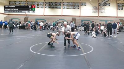 80 lbs Round 2 (8 Team) - Leo Forbes, The Outsiders vs Logan Thomas, Wrecking Crew