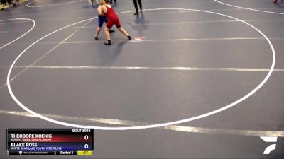 190 lbs Round 1 - Theodore Koenig, Summit Wrestling Academy vs Blake Ross, White Bear Lake Youth Wrestling