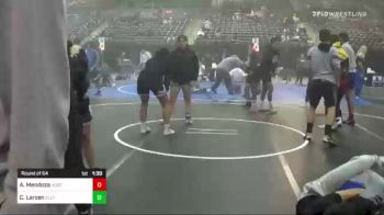 170 lbs Round Of 64 - Airamis Mendoza, North Coast Grapplers vs Connor Larsen, Team Real Life