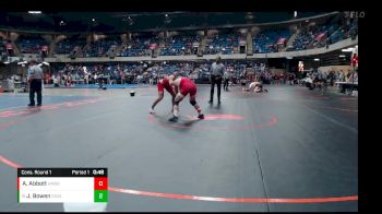 132 lbs Cons. Round 1 - Jack Bowen, Plainfield Central vs Aric Abbott, Hampshire