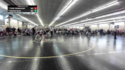 135 lbs Round Of 16 - Tyler Youngcourt, Hazelton vs Weston Nicol, Honeoye Falls