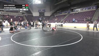 115.5-116.4 lbs Champ. Round 1 - Eythan Douglas, Canon City Wrestling Club vs Rhea Christian, Wrecking Crew Wrestling Club