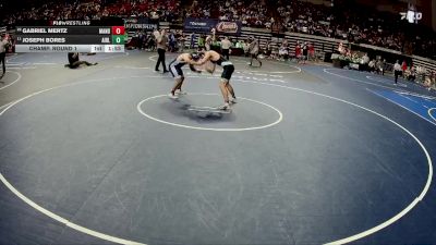 D 1 150 lbs Champ. Round 1 - Joseph Bores, Airline vs Gabriel Mertz, Mandeville