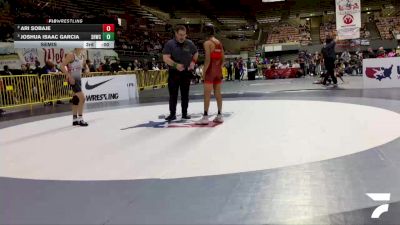 Schoolboys - 105 lbs Semis - Antonio Mendia, Poway Wrestling vs Alexander Ortiz, Team Selma Wrestling Club