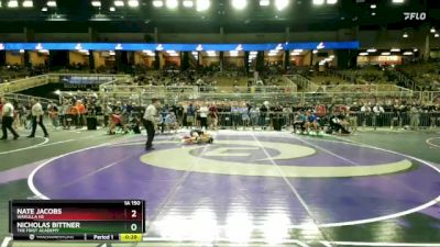 1A 150 lbs Cons. Round 1 - Nate Jacobs, Wakulla Hs vs Nicholas Bittner, The First Academy