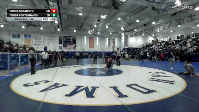 105 lbs Semifinal - Arata Sakamoto, Santa Monica vs Tessa Fortenbaugh, Canyon (Anaheim)