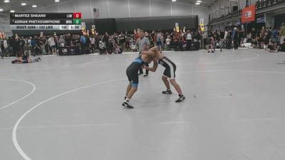 138 lbs Quarters - Martez Sheard, LAW vs Adrian Phetxoumphone, Moen Wrestling Academy