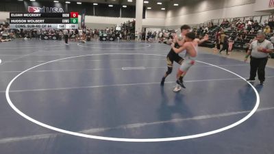 132 lbs Cons. Sub-rd Of 64 - Elijah McCrery, Bennington High School Wrestling vs Hudson Wolbert, CRWC