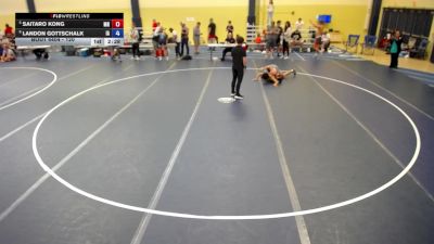 120 lbs Cons. Semis - Saitaro Kong, MN vs Landon Gottschalk, IA