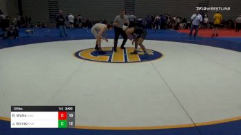 128 lbs Quarterfinal - Ryan Watts, Clovis North vs Jayden Gomez, Gilroy