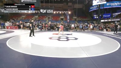 140 lbs Champ. Rd Of 16 - Ailee Briggs, FL vs Alexis Means, KS