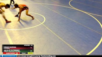 65 lbs Cons. Semi - Nicolas Gutierrez, Arreola Wrestling Club (AWC) vs Cesar Guzman, California