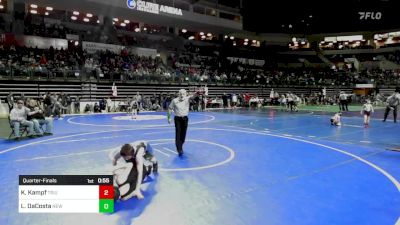 100 lbs Quarterfinal - Kyle Kampf, Triumph Trained vs Lorenzo DaCosta, New Milford Rec