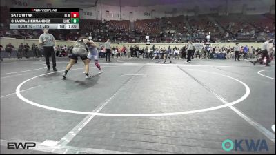 115 lbs 3rd Place - Skye Wynn, El Reno Wrestling Club vs Chantal Hernandez, Lone Grove Takedown Club