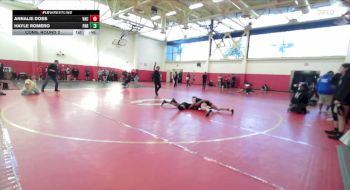 125 lbs Cons. Round 2 - Hayle Romero, Paramount vs Annalie Doss, Vacaville