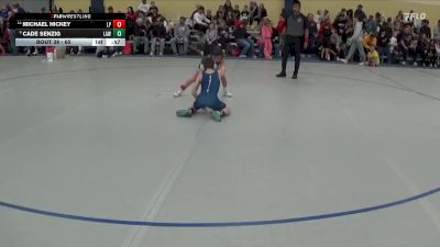 65 lbs Cons. Round 2 - Michael Hickey, Levici Prep vs Cade Senzig, LAW