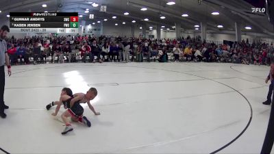 26 lbs Semifinal - Kasen Jensen, Palmyra Wrestling Club vs Gunnar Andrys, Sidney Wrestling Club