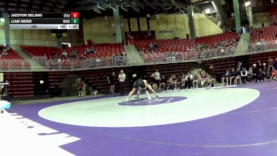 190 lbs Placement Matches (16 Team) - Liam Nider, Manhattan HS vs Jaeston Delano, Columbus