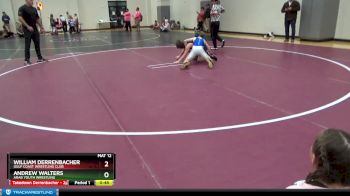 95 lbs 3rd Place Match - William Derrenbacher, Gulf Coast Wrestling Club vs Andrew Walters, Arab Youth Wrestling