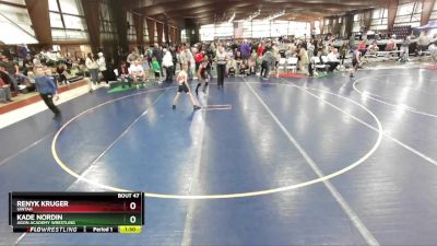 76 lbs Champ. Round 1 - Renyk Kruger, Uintah vs Kade Nordin, Agon Academy Wrestling