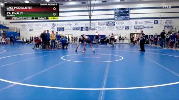 157 lbs Champ. Round 1 - Jace McCallister, Pawnee vs Cale Nally, Newkirk