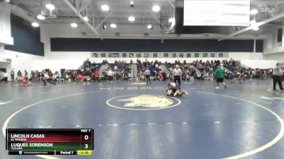 157 lbs Cons. Round 6 - Luques Sorenson, Yucaipa vs Lincoln Casas, El Modena